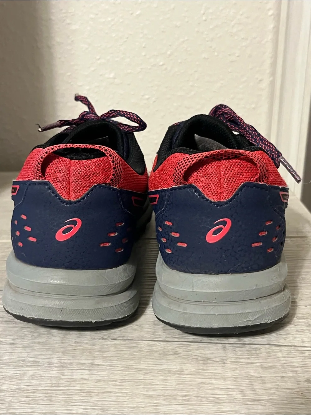 Asics Navy and Pink women’s Running Sneakers